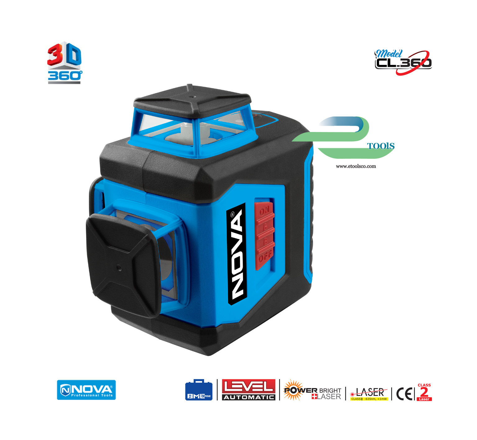 تراز لیزری نووا مدل NTL 2664